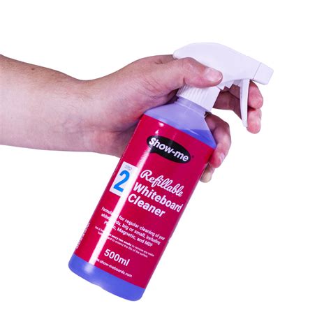 Stage 2 Refillable Whiteboard Cleaner 500ml - Show-Me Direct UK