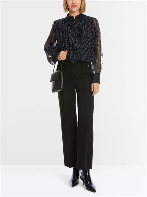 FAID high-waisted trousers | marc-cain.com/en