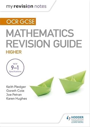 OCR GCSE Maths Higher: Mastering Mathematics Revision Guide : Pledger ...