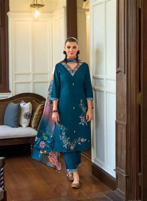LADY LEELA SHAHIDA VISCOSE DESIGNER FANCY READY MADE SUITS AT BEST ...