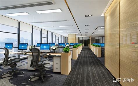 员工办公区设计效果图_员工办公区装修图片-杭州品立办公室装修设计公司