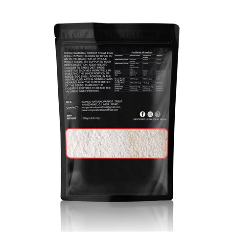 Congo® 250gm Egg Shell Powder Provide High Calcium for Finches, Budgie ...