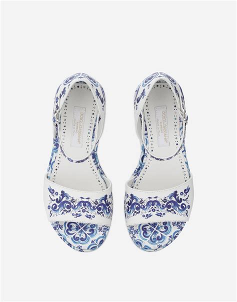 SANDALO ZEPPA in Multicolor for Girls | Dolce&Gabbana® US