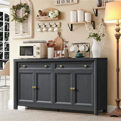 Amazon.com - Standifurno Farmhouse Buffet Cabinet, 59" Large Sideboard ...