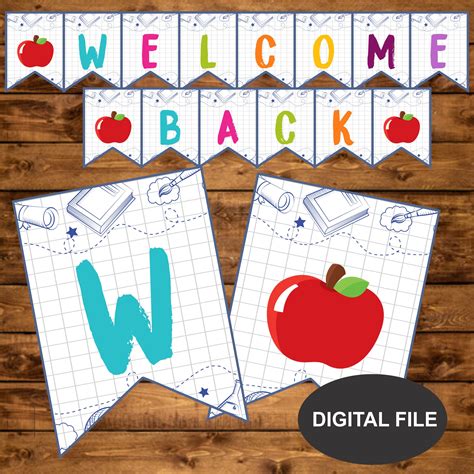 Printable Welcome Back Images/welcome Back Banner Printable