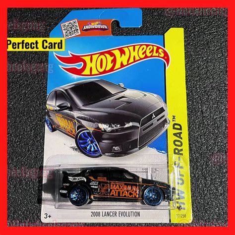 Hot Wheels Mitsubishi Lancer Evolution 2008 JDM Diecast Car Collections Hot Wheels Lancer ...