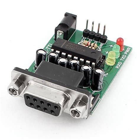 TTL RS 232 Serial Adapter Module COM MAX 232 CPE Table Chip Wall ...