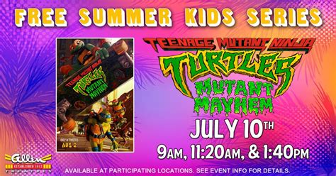Teenage Mutant Ninja Turtles - Summer Kids Series, 1609 W Joe Harvey ...