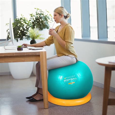Exercise Ball Chair - Resistance Bands | Mantra Sports