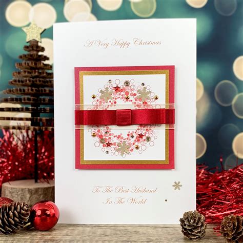 Handmade Luxury Christmas Cards - Personalised Christmas CardsPink & Posh