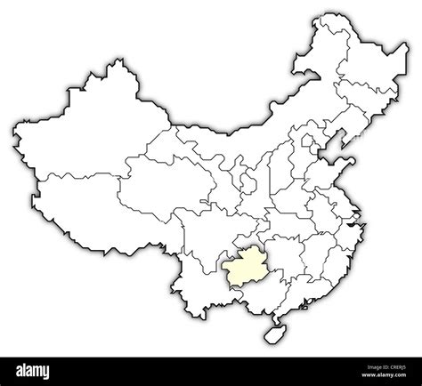 Guizhou China Map