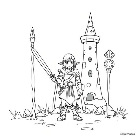 Coloriages Personnages Donjons Et Dragons