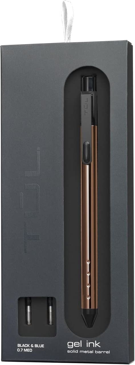 Buy TUL® Fine Writing Solid Metal Barrel Retractable Gel Pen With 2 ...