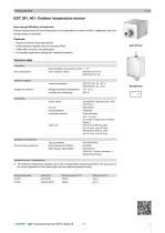 EGT 301, 401: Outdoor temperature sensor - Fr. Sauter AG - PDF Catalogs ...
