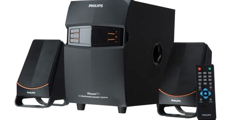 Philips MMS-2550F/94 2.1 Channel Multimedia Speakers System (Black)-