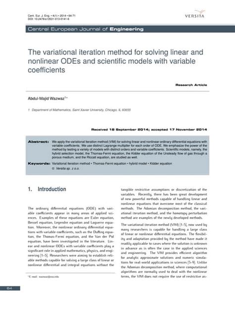 Variational Iteration Method Maths Code 的图像结果