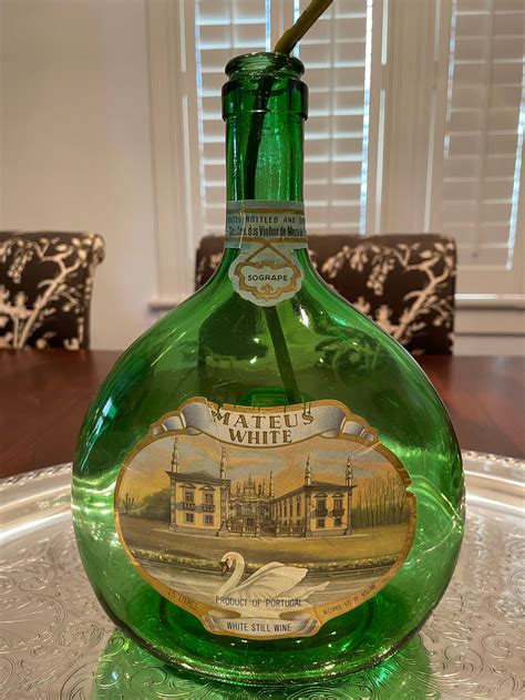 Vintage Mateus Rose Wine Bottle - Etsy