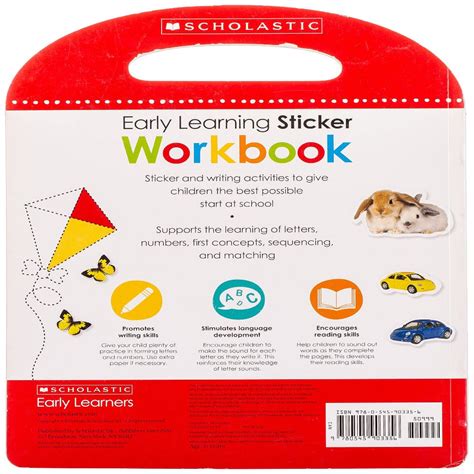Early Learning Sticker Workbook — Toycra