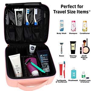 INOVERA (LABEL) Faux Leather Makeup Organizer Bag for Women, Girls ...