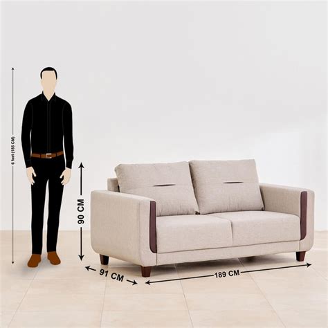 Buy Berry Fabric 3-Seater Sofa - Beige from Home Centre at just INR 19997.0