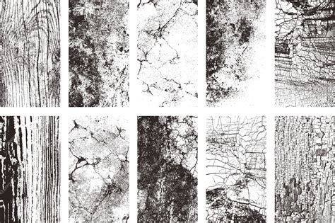 Grunge texture collection in realistic style | Premium Vector