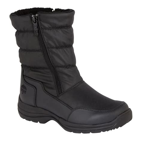 Totes Women's Zipper Winter Boot - Black - Shoes - Women's Shoes ...