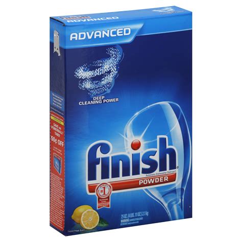 Finish Automatic Dishwasher Detergent, Powder, Lemon Fresh Scent, 75 oz ...