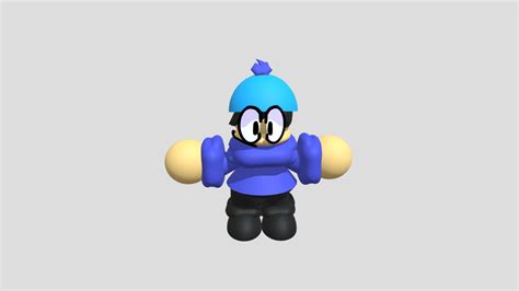 my oc redesign but t-pose (can Add Bone I Think) - Download Free 3D ...