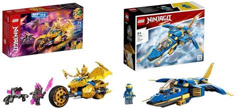 LEGO NINJAGO Jay’s Golden Dragon Motorbike 71768 Building Kit (137 ...