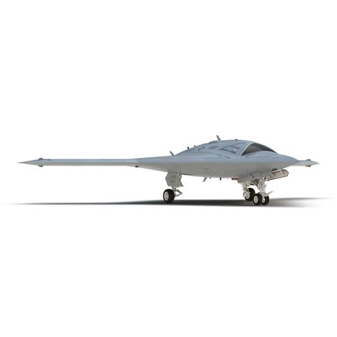3D Northrop Grumman X-47B UAV Rigged model | 3D Molier International