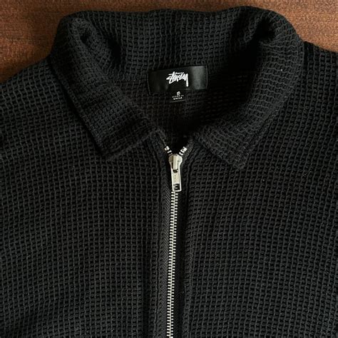 Stussy mesh zip up shirt! Perfect for summer. Wish... - Depop