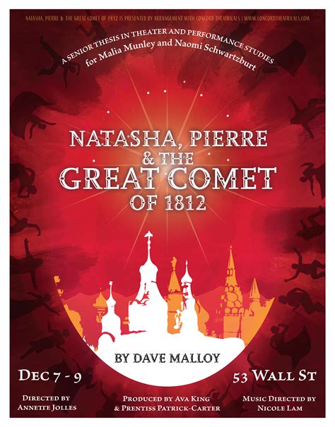 Natasha, Pierre, & The Great Comet of 1812 | Yale College Arts
