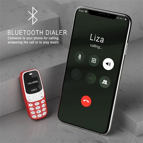 VAKU ® World's smallest Dual-Sim Nano Phone with Voice Changer, Alarm ...