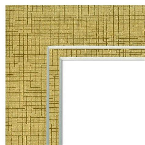 Buy MyFrameStore Imperial Frames Gold Colored Textured Double Mattboard ...