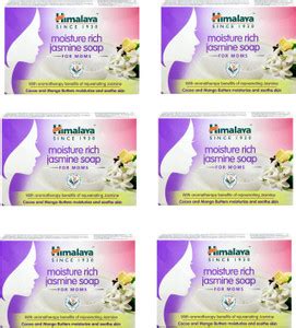 HIMALAYA Moisture rich jasmine soap for moms 75gm (pack of 6 soap ...