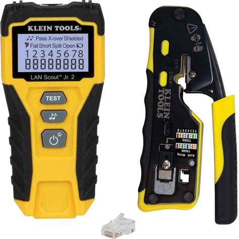 Buy Klein Tools80072 RJ45 Cable Tester Kit with LAN Scout Jr. 2, Coax ...