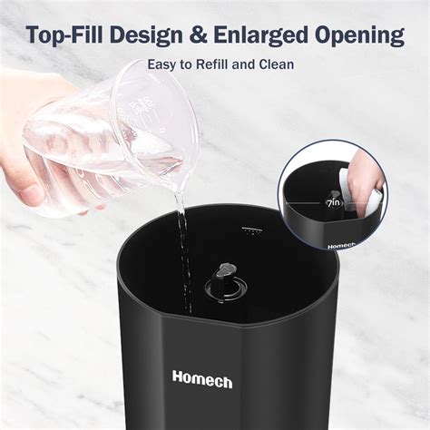 Buy Homech Humidifier Top Fill(1 Gal/4L)Cool Mist Quiet Ultrasonic Air ...
