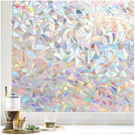 Buy rabbitgoo Window Film Frosted Glass Film Static Cling Reusable ...