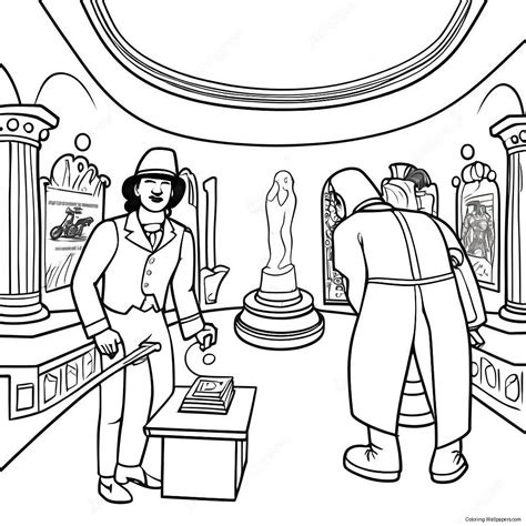 Night At The Museum Coloring Page (44373-35090)