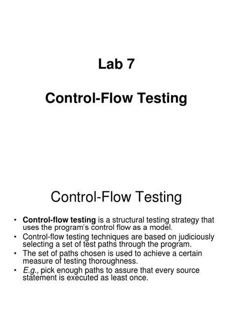 Image result for Control Flow Testing Software Testing