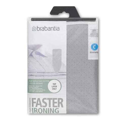 Brabantia Ironing Board Cover, metallized top Layer Without Underlay ...