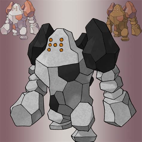 Regirock Shiny by EpicGordoMan on DeviantArt