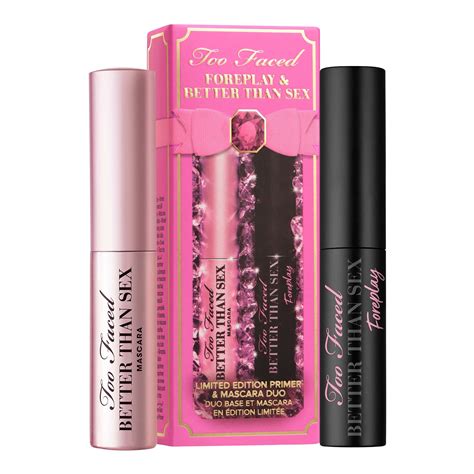 Better Than Sex Mascara & Foreplay Travel Size - Mascara Too Faced ≡ ...