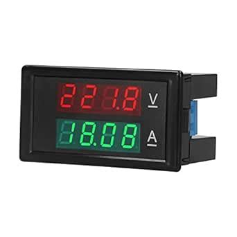 Digital Voltmeter Ammeter Voltage Current Tester Gauge Volt Amperage ...