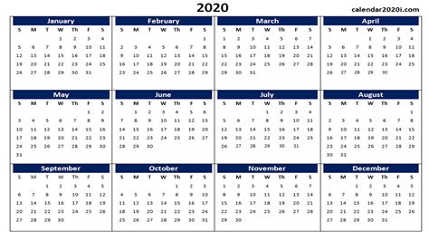 Free Download 2020 Calendar Png Transparent Images Pn - vrogue.co