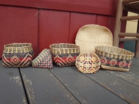 Chitimacha River Cane Baskets Native American Art