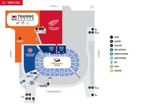 Little Caesar Arena Venue & Parking Maps | 313 Presents