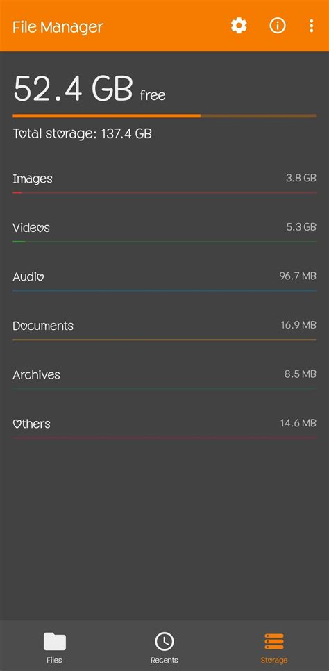 Android File Manager 的图像结果