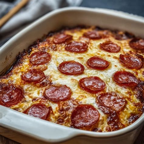 Easy Pizza Cottage Cheese Bake
