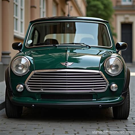 Dark Green Mini Cooper R56 | Stable Diffusion Online